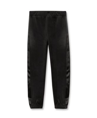 Lands' End Girls Velour Sparkle Jogger Sweatpants