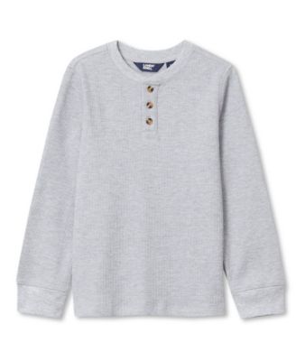 Детская термофутболка Henley Lands' End Long Sleeve