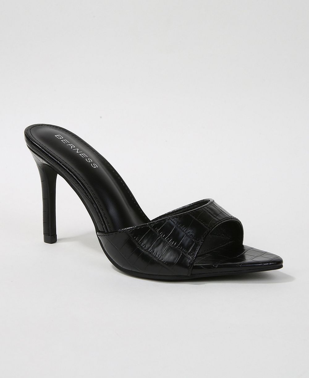 Бососандлии BERNESS Jessa Croc Embossed Stiletto Slide