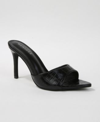 Бососандлии BERNESS Jessa Croc Embossed Stiletto Slide