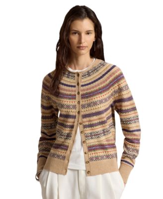 Polo Ralph Lauren женский приталенный кардиган из шерсти с узором Фейр-Айл