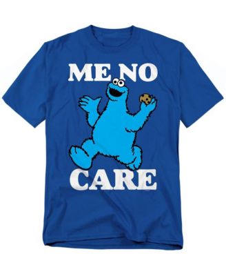 Sesame Street Men's Cookie Monster Me No Care T-Shirt
