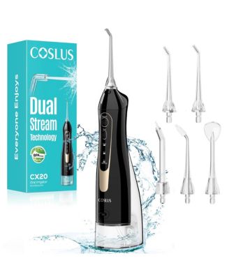Ирригатор для полости рта COSLUS CX20, 300 мл, IPX7, портативный, перезаряжаемый, для дома и путешествий