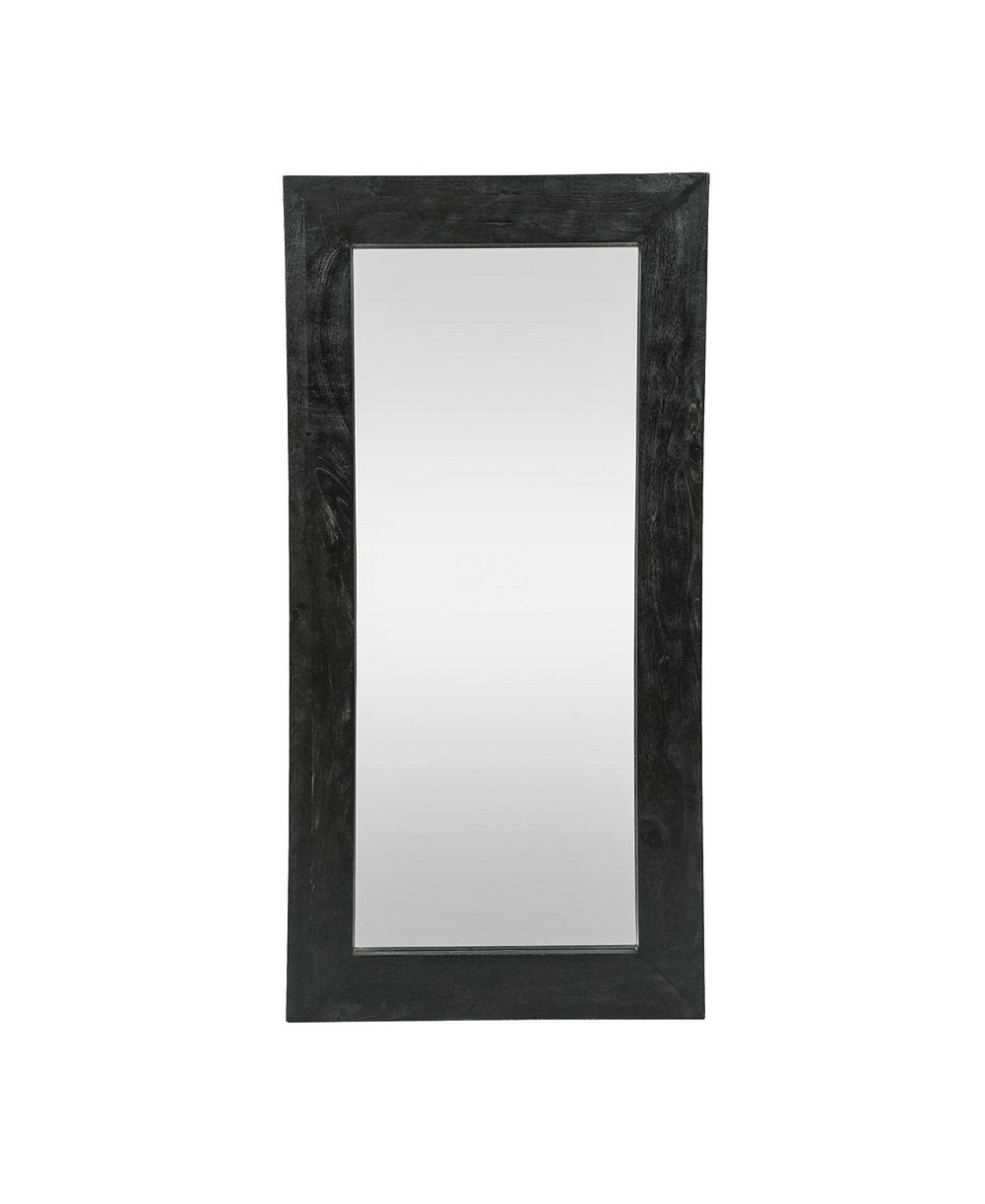 Напольное зеркало BUSDAYS из rustic мангового дерева 32x64 дюйма, не требует сборки