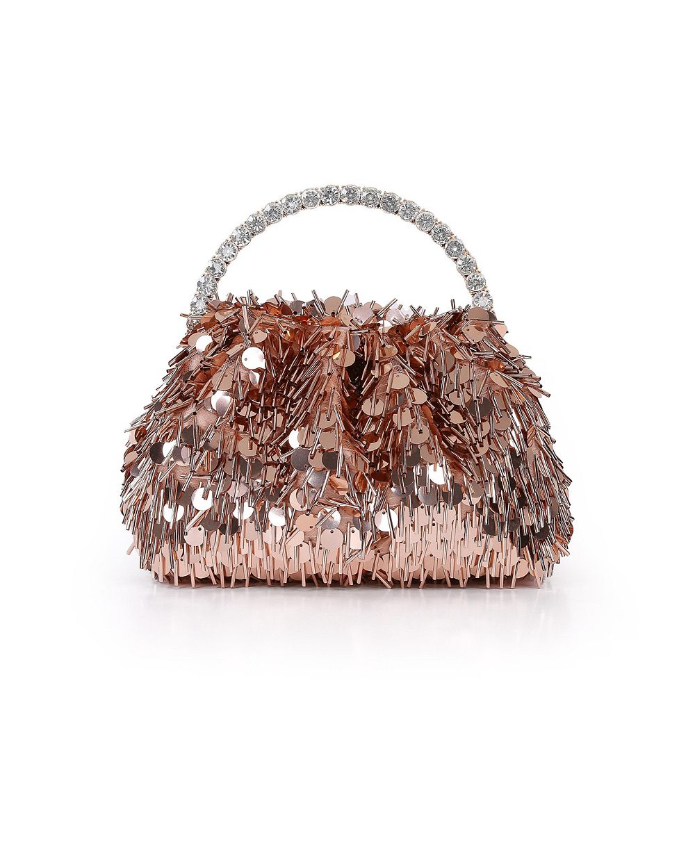 Jewel Badgley Mischka женская клатч-почтальон Noa Mix с пайетками и омбре