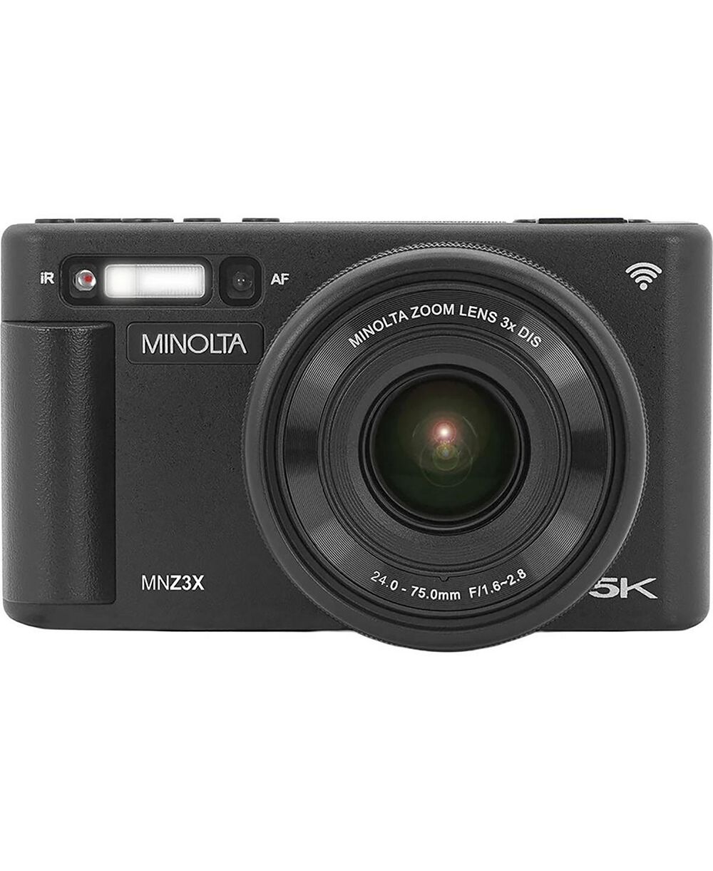 Цифровая камера Minolta MNZ3X 72MP 5K Ultra HD с оптическим зумом 24-75mm