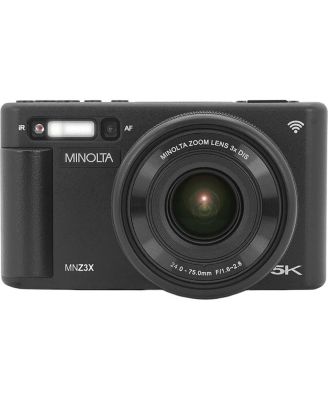 Minolta MNZ3X 72MP 5K Ultra HD 24-75mm Optical Zoom Digital Camera