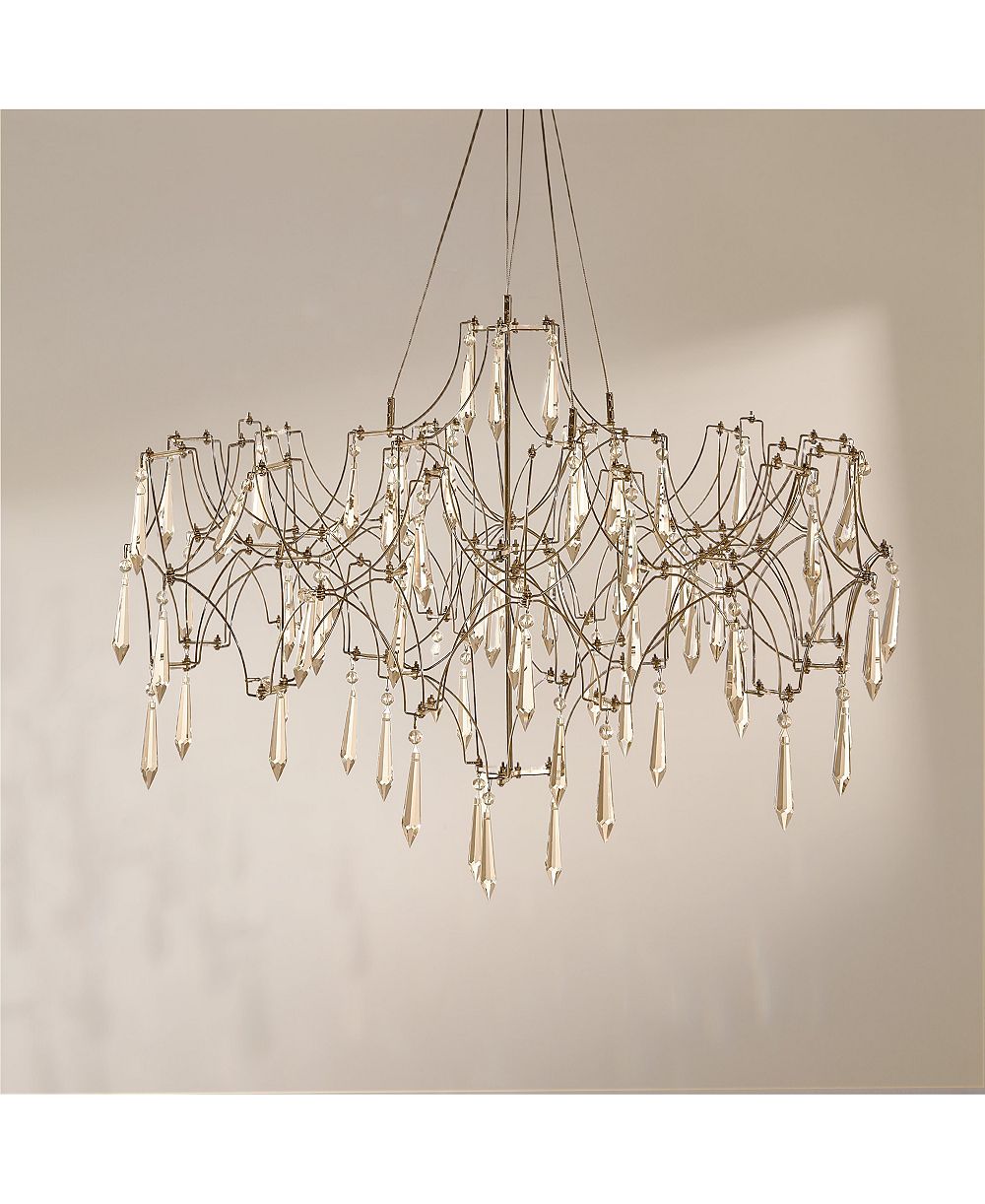 Современная хрустальная люстра Z Gallerie с LED-подсветкой