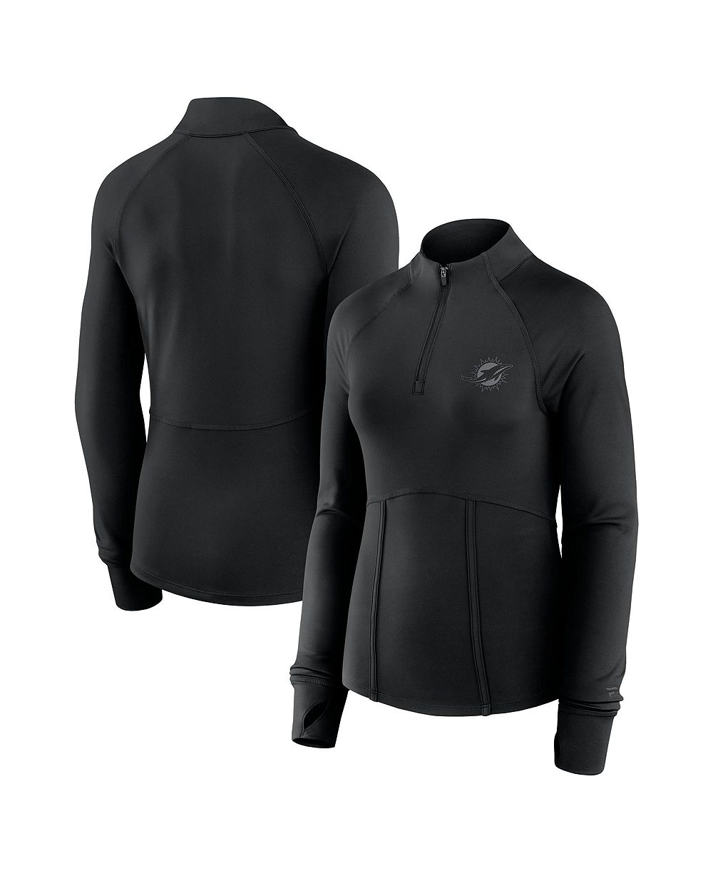Fanatics Women's Miami Dolphins Elements Mock Neck Quarter-Zip Sweatshirt