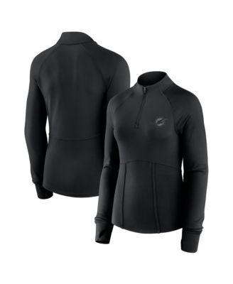 Fanatics Women's Miami Dolphins Elements Mock Neck Quarter-Zip Sweatshirt