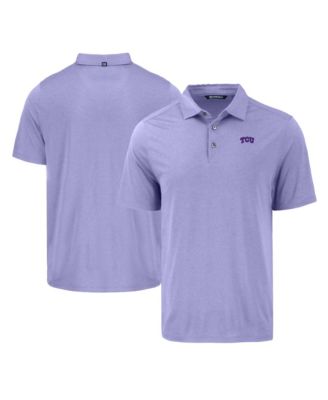 Cutter & Buck Men's Purple TCU Horned Frogs Coastline Epic Comfort Eco Polo Shirt