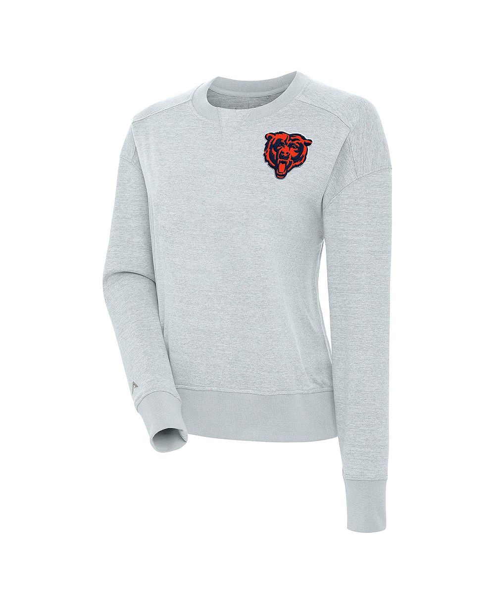 Женский флисовый свитшот Antigua с логотипом Chicago Bears