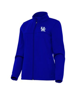 Antigua женская полная застегивающаяся на молнию гольф-куртка Royal Kentucky Wildcats Links