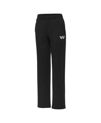 Antigua Женский Black Washington Commanders Brushed Carbon Victory Sweatpants