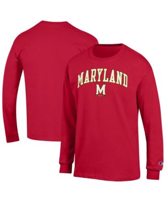 Champion мужская футболка с длинным рукавом с логотипом Maryland Terrapins