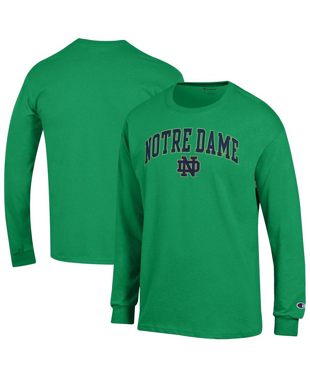 Champion Men's Notre Dame Fighting Irish Arch Over Logo Long-Sleeve Crewneck T-Shirt