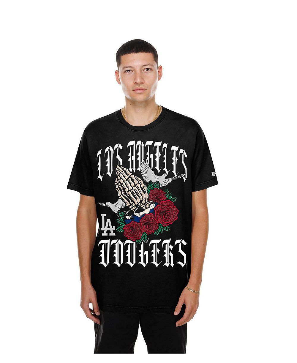 Мужская футболка New Era Los Angeles Dodgers Lifestyle Blessed Aesthetic Relaxed-Fit Graphic