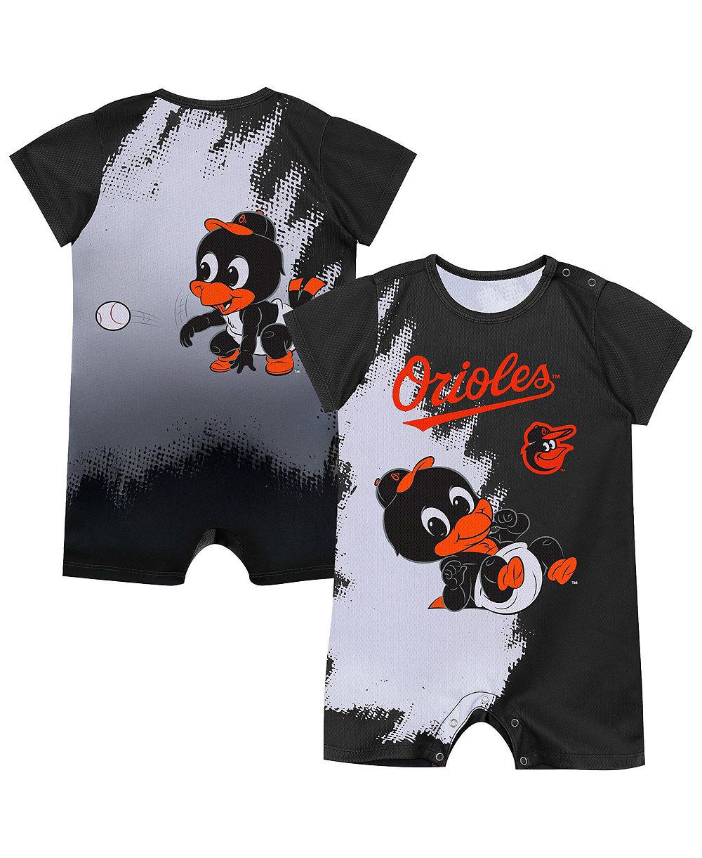 Outerstuff Детский боди с маскотом Baltimore Orioles, черный