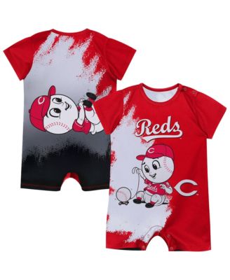 Outerstuff Baby Boys and Girls Red Cincinnati Reds Baby Mascot Bodysuit