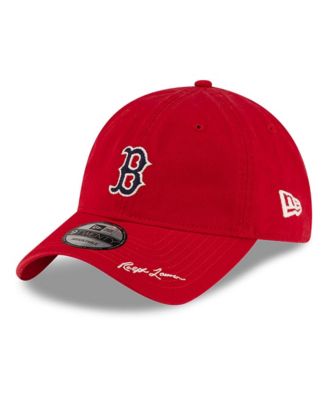 Мужская регулируемая кепка New Era x Ralph Lauren Red Boston Red Sox 9TWENTY