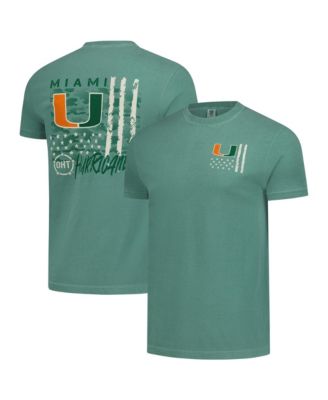 Image One мужская футболка с круглым вырезом Classic Fit Miami Hurricanes Comfort Colors OHT Camo Overlay
