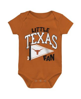 Детский боди Outerstuff с принтом «Texas Longhorns Little Banner» для мальчиков и девочек