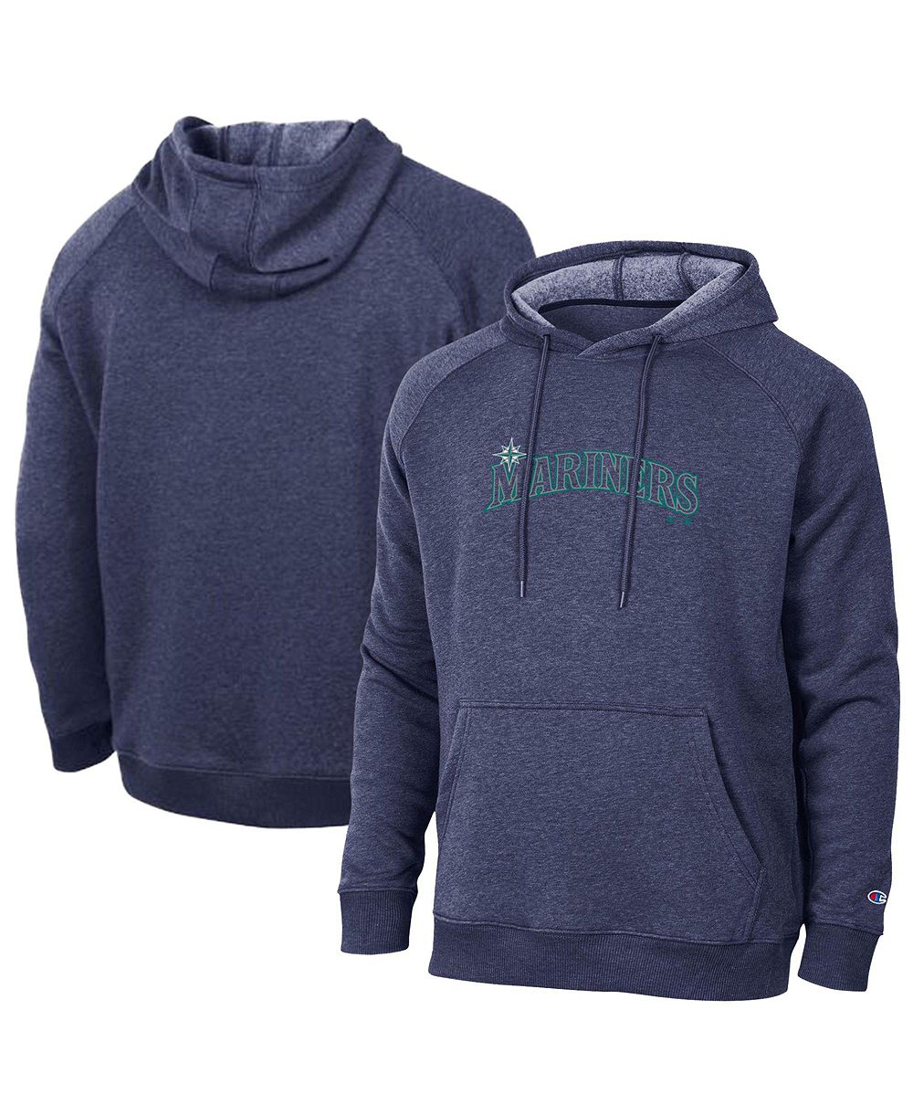 Champion мужской темно-синий Сиэтл Маринерс Triumph три-смесь Raglan худи