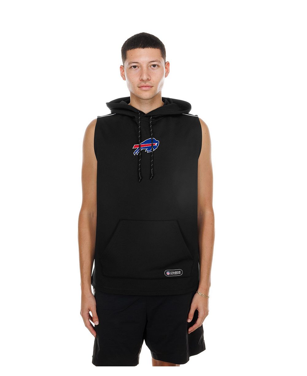 New Era мужская толстовка без рукавов с капюшоном Combine цвета black Buffalo Bills