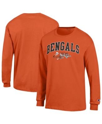 Футболка Champion Men's Cincinnati Bengals с длинным рукавом и свободным кроем