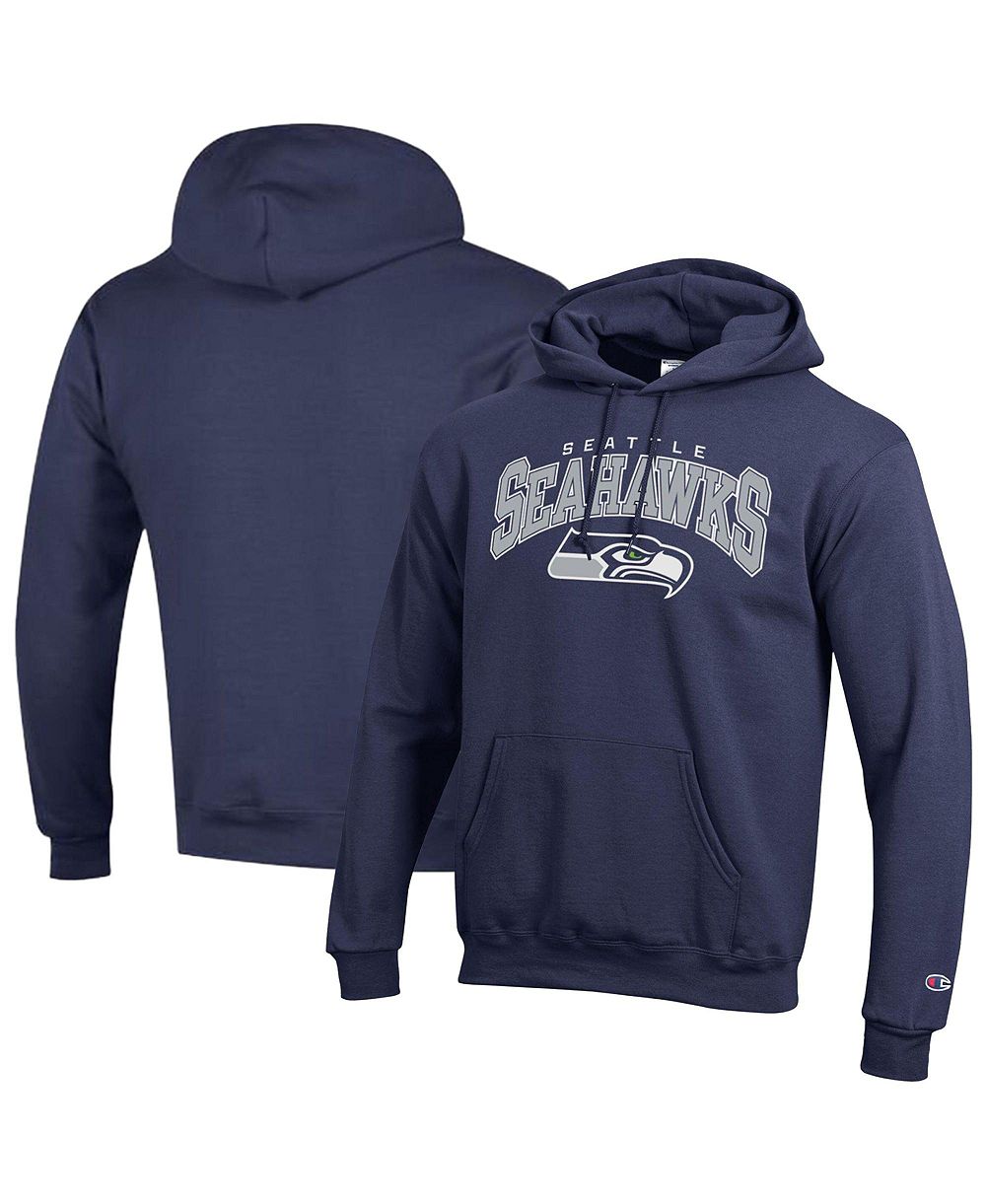 Мужской потайной свитшот Champion Men's Seattle Seahawks Arch Logo Fleece Midweight Hoodie