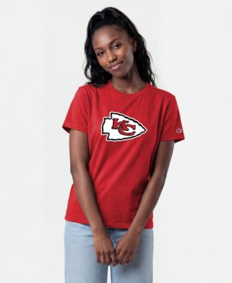 Champion Women's Kansas City Chiefs Crewneck Short-Sleeve Cotton-Blend T-Shirt