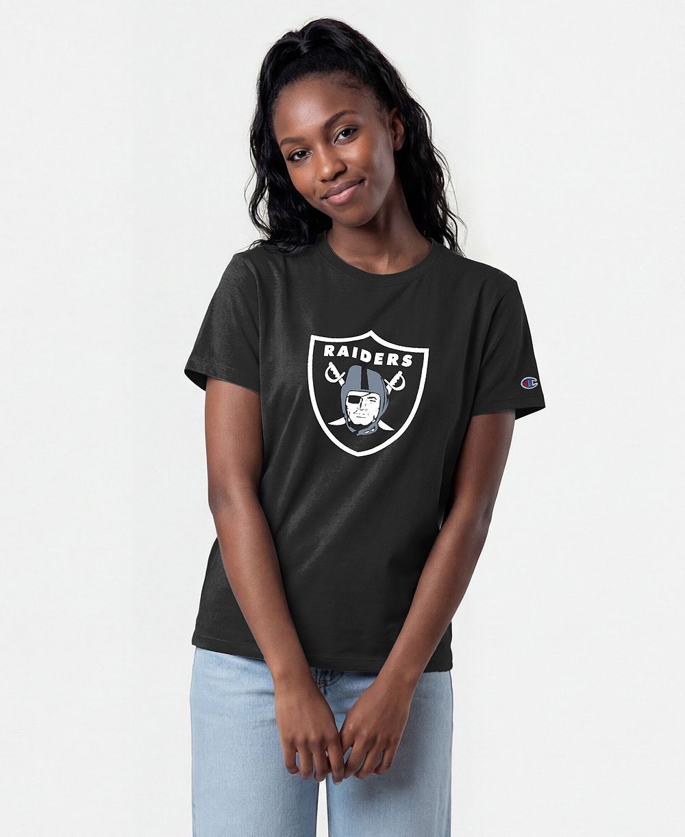 Champion женская футболка с логотипом Las Vegas Raiders