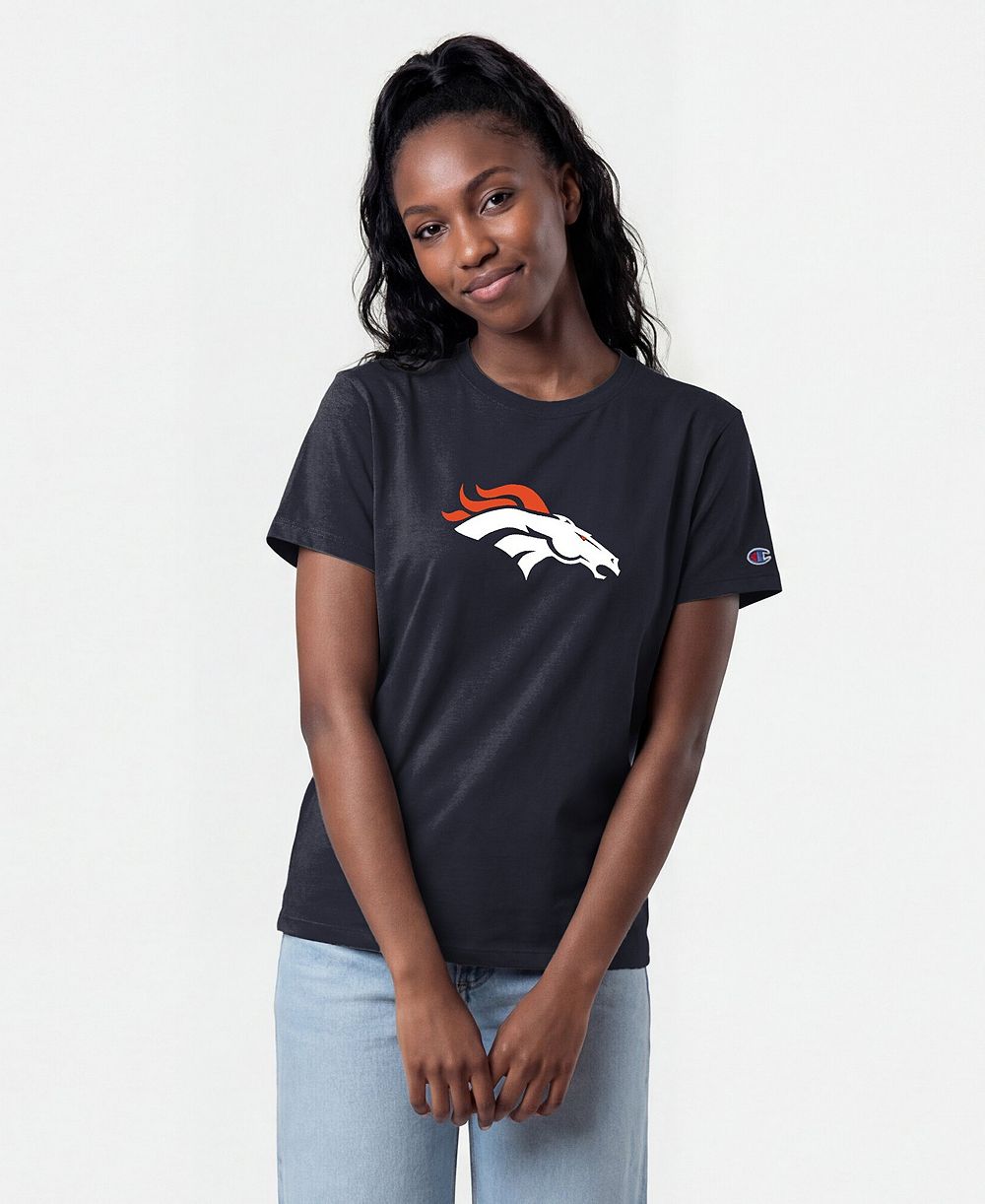 Champion женская хлопковая футболка с логотипом Denver Broncos