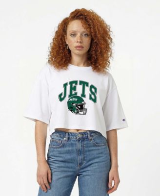 Champion Женская укороченная футболка с принтом Boyfriend New York Jets