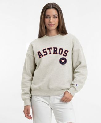 Женская толстовка Champion с принтом Houston Astros All-Star, свободный крой, спущенное плечо