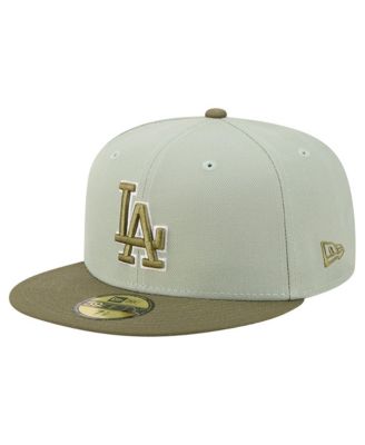 New Era мужская fitted-кепка Los Angeles Dodgers 59FIFTY, зеленый/оливковый, Color Pack