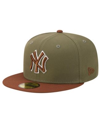 New Era Men's Olive/Brown New York Yankees Color Pack 59FIFTY Fitted Hat