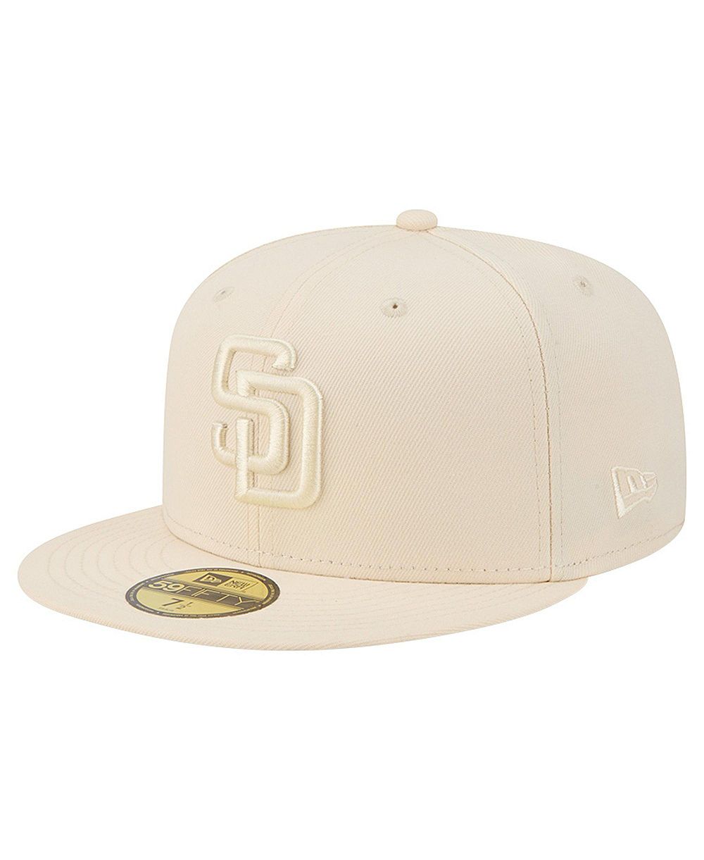 Мужская fitted-бейсболка New Era San Diego Padres Color Pack 59FIFTY, кремовая