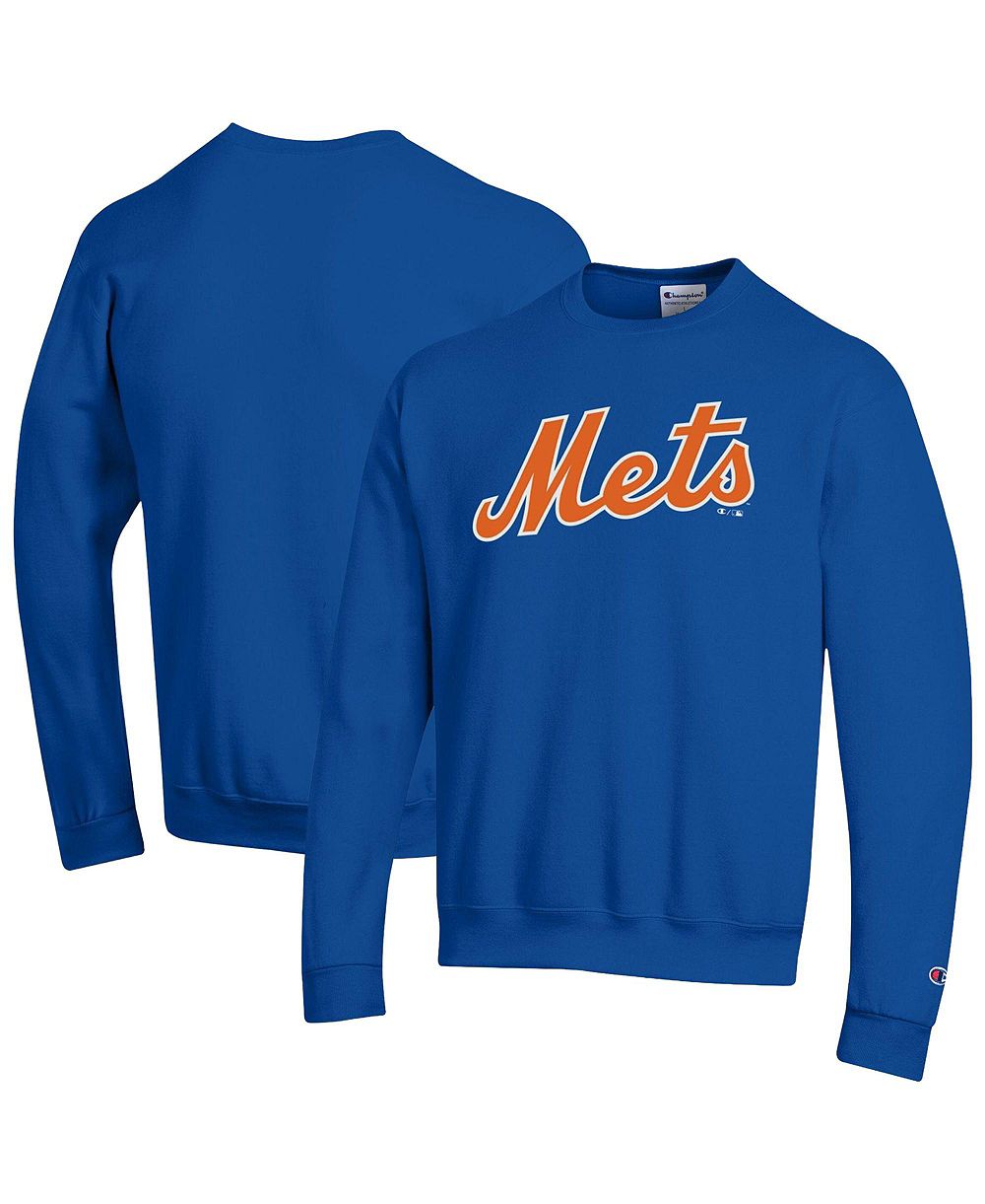 Мужской свитшот Champion с круглым вырезом, New York Mets Powerblend Wordmark