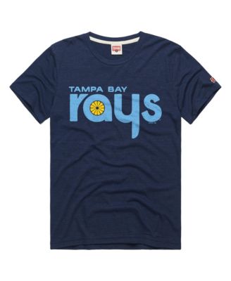 Homage Men's Navy Tampa Bay Rays Tri-Blend Hyperlocal T-Shirt
