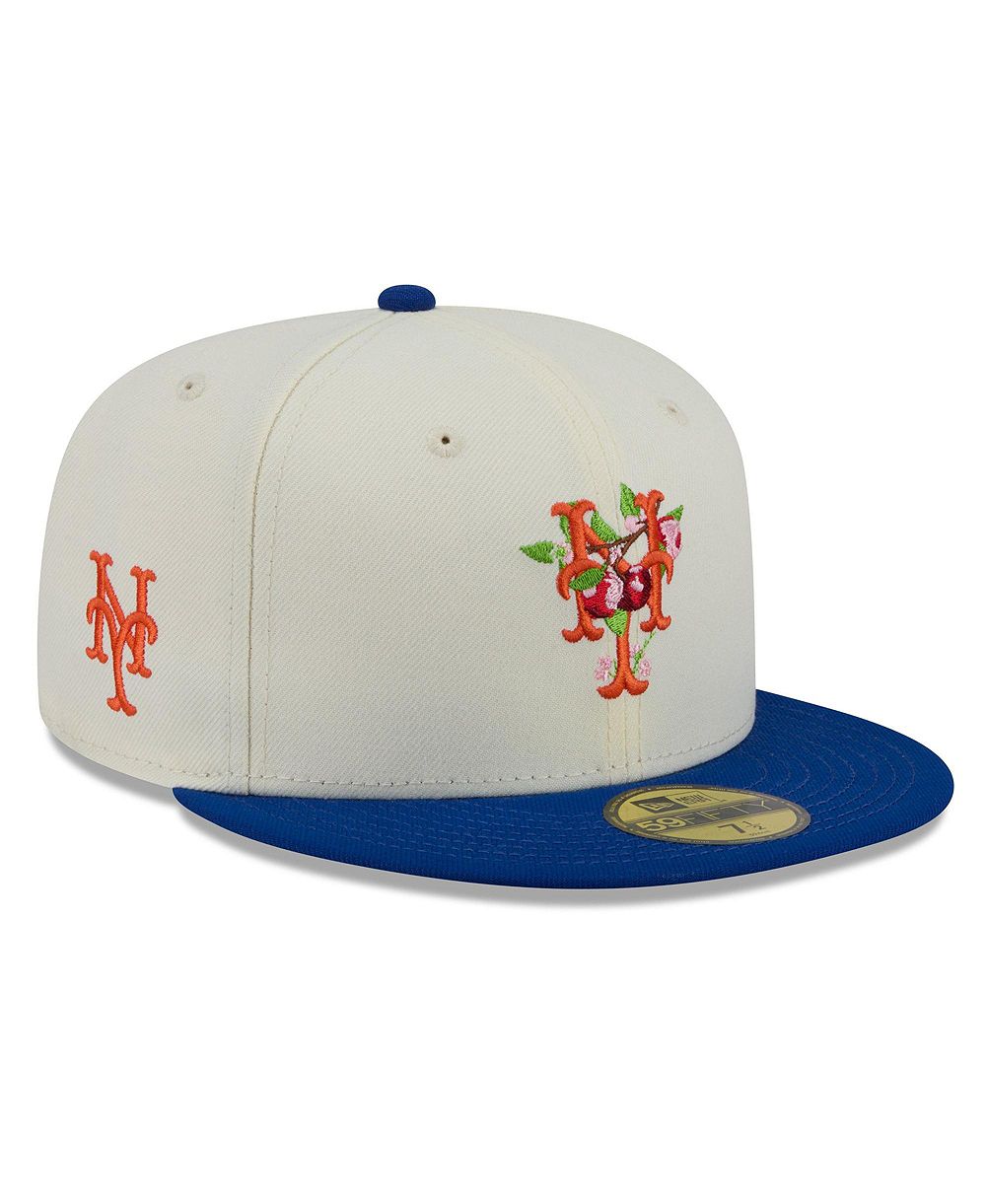 New Era Men's White/Royal New York Mets Blossom 59FIFTY Fitted Hat