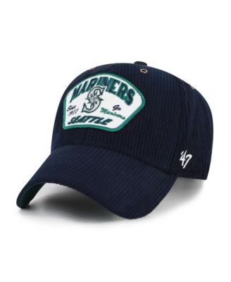 Мужская регулируемая кепка '47 Brand Navy Seattle Mariners Accordia Corduroy MVP