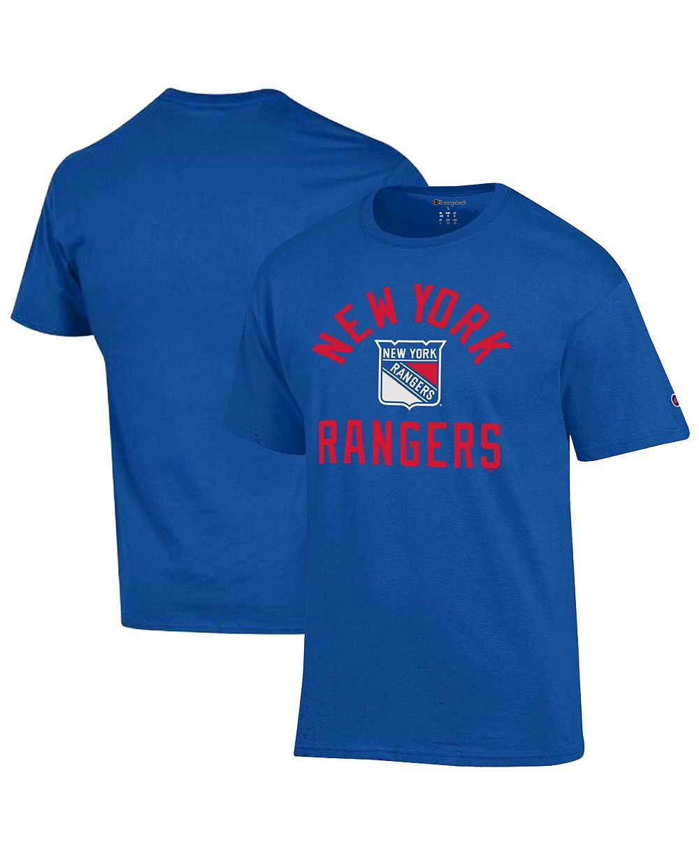 Футболка Champion Men's New York Rangers Primary Logo Classic Fit Cotton Jersey