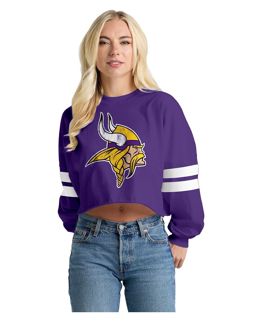 Spirit Jersey женская укороченная футболка с длинным рукавом Minnesota Oversized