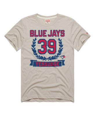 Homage Men's Toronto Blue Jays Trey Yesavage Wreath Rookie Graphic Tri-Blend T-Shirt