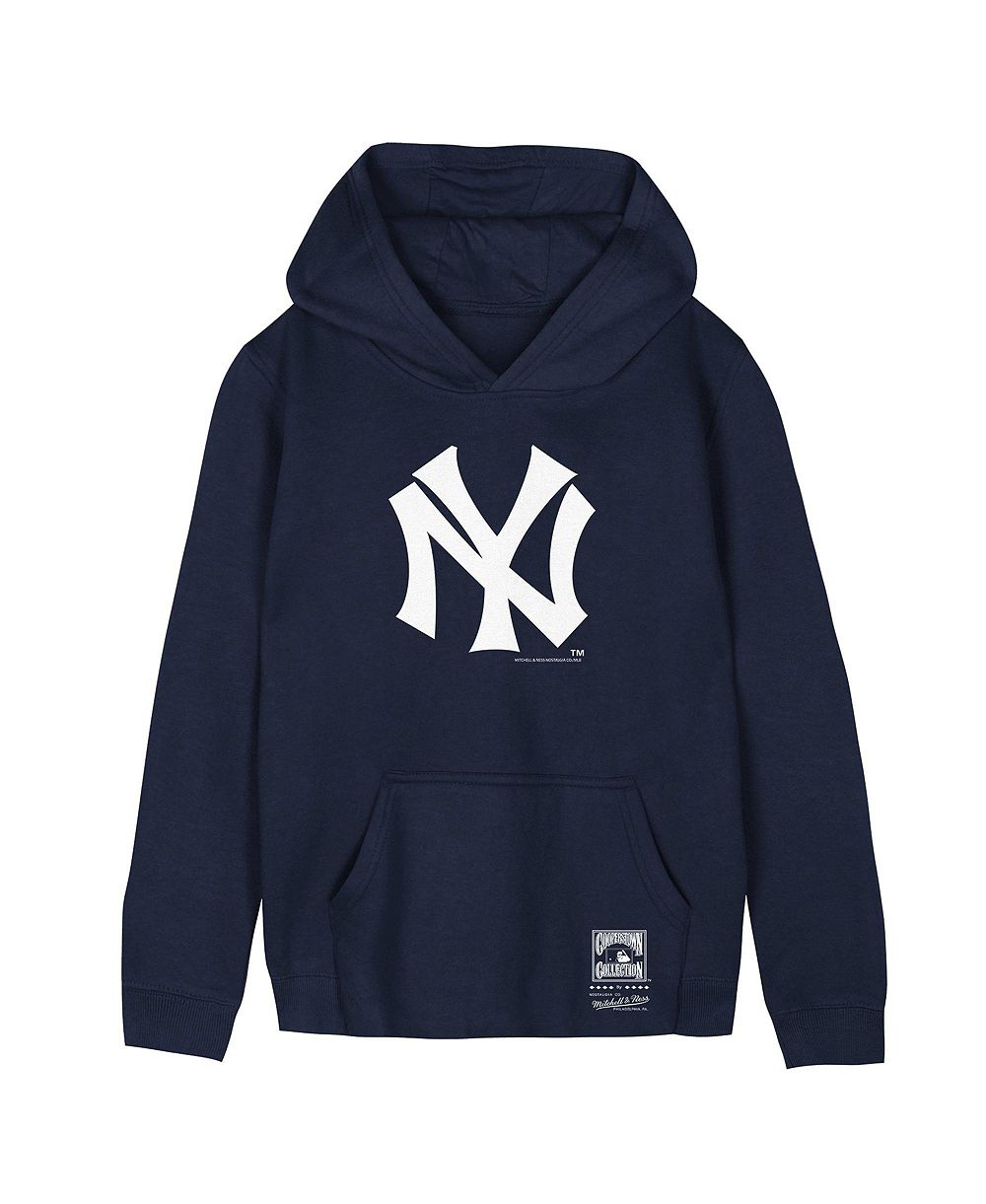 Mitchell & Ness детское худи New York Yankees с ретро-логотипом, темно-синее
