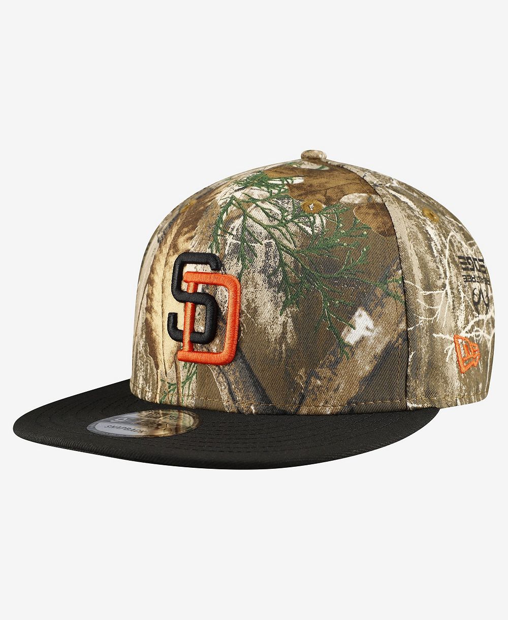 Бейсболка New Era San Diego Padres 9FIFTY из хлопка с регулируемым ремешком