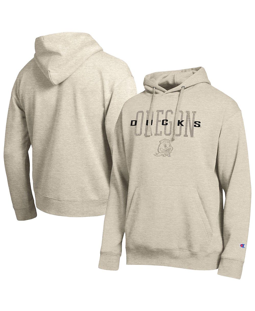 Champion Мужской флисовый джемпер Oregon Ducks