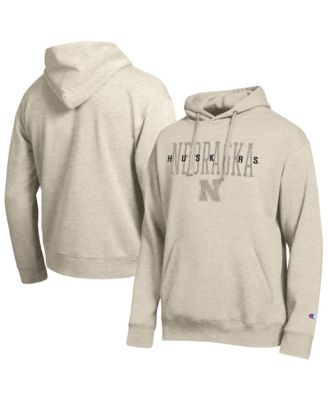 Champion Men's Nebraska Huskers All-Star Neutral Stack Fleece-Lined Pullover Hoodie