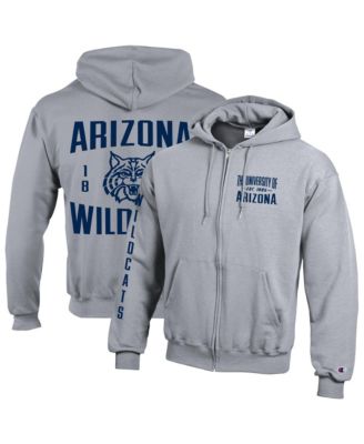 Мужское худи Champion Arizona Wildcats Varsity Powerblend на полной молнии из флиса